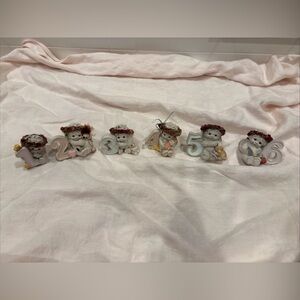 Vintage Dreamsicle Birthday Figurines